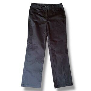 McDonalds Apparel Collection Womens Uniform Work Pant Sz 8 Black Chino Trouser
